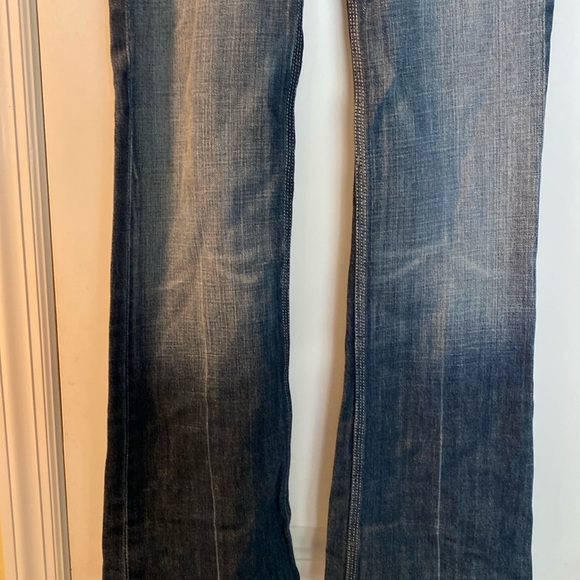 7 For All Mankind Vintage Original Crystal Logo CottonStretch Jeans NeverUsed - Picture 8 of 16